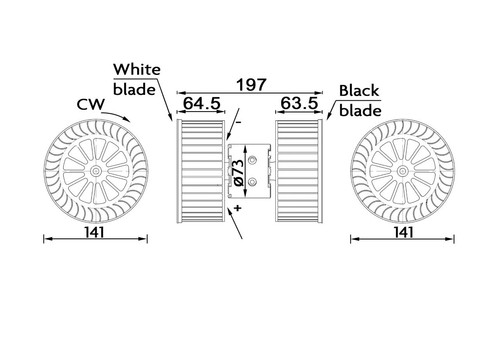 Mahle interior blower - mahle, fan