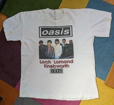 Rare OASIS 1996 Knebworth / Loch Lomond T Shirt XL
