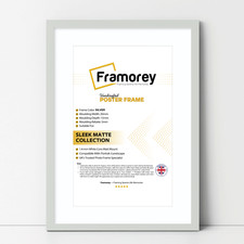 Thin Photo Frame Black Poster Frame Oak Walnut Silver Gold Narrow 2cm