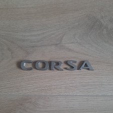 GENUINE VAUXHALL OPEL CORSA REAR BOOT BADGE 