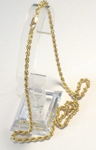 18ct solid gold rope - rope, chain