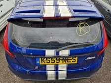 GENUINE FORD FIESTA MK7 S1600 BLUE WHITE STRIPE TAILGATE BOOT SPOILER 2008-2012