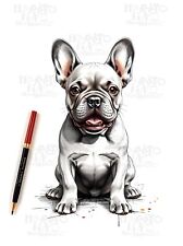Charming French Bulldog Art
