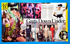 LADY GAGA  - 2  Page Magazine