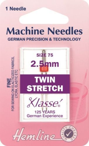 Twin stretch machine - stretch, needles