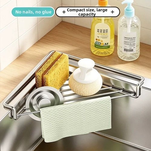 Stainless steel sink corner - steel,
