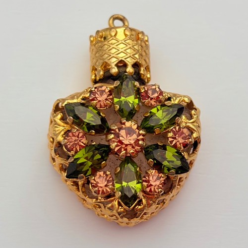 Vintage rhinestone gold tone - vintage,