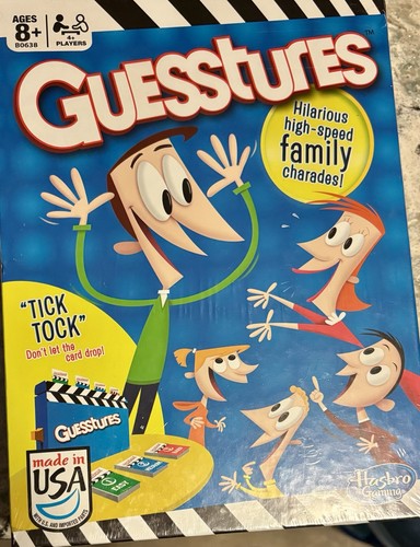 Guesstures board game family - guesstures,