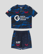 Scarlets Rugby Mini Kit Kid's Castore Away Mini Kit - New