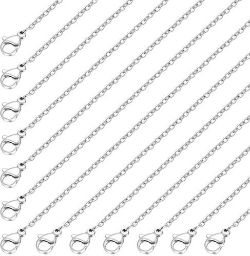 20pcs silver stainless steel - 20pcs,