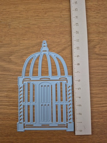 Metal cutting die - bird, cage