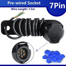 12N 7 Pin Pre-Wired Socket Car