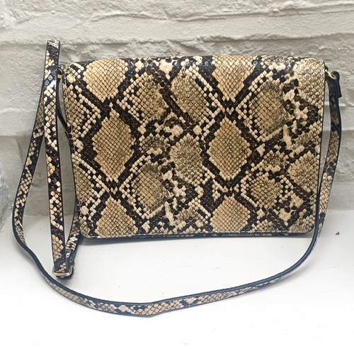 Snake print faux leather - snake,