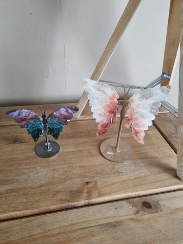 Crystal butterfly ornaments - butterfly,