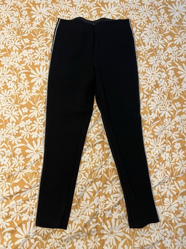Zara black silver pants - pants, women