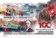 End Ottoman/Turkish Empire MUSTAFA KEMAL ATATÜRK Stamp Sheet 2023 Central Africa