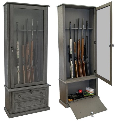 Gun safe cabinet rifles - gun,