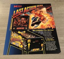 Data East Last Action Hero Arcade Pinball Flyer, Advert