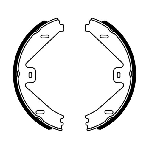 Brake shoe set parking - set,,