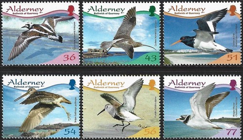 2009 alderney a363 a368 - alderney, sg