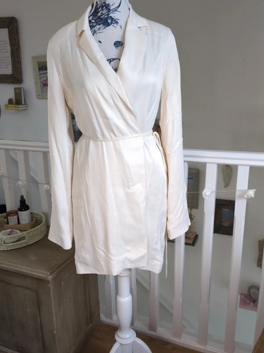 Zara cream satin effect - zara, mini