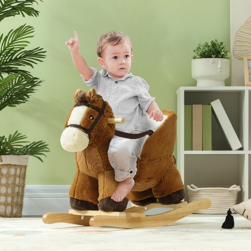 Kids rocking horse plush - kids,