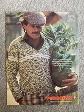 Vintage Pingouin Knitting Pattern No. 7624 men’s casual pullover 38-42