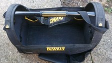 Dewalt Tool Tote Bag with strap.Hard Bottomed Tool Storage. Good Used Condition.