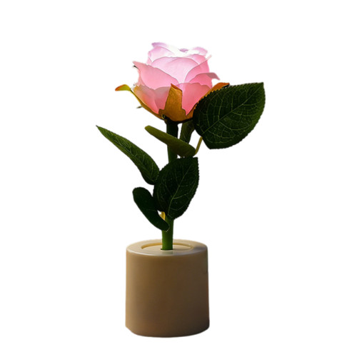 Creative rose table - rose, lamp