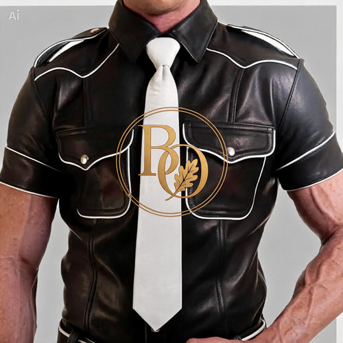 Men black lambskin leather - men's,