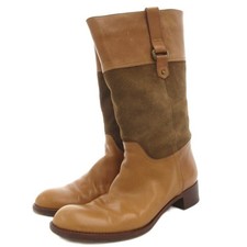 Margaret Howell Idea Jockey Boots Leather Suede Brown 24cm Women’s Used