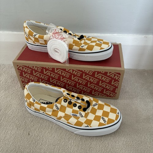 Vans trainers big check yellow - vans,
