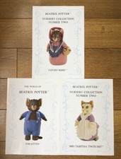 TDB Alan Dart Beatrix Pottery Lot 3 Knitting Patterns Tom Kitten Cousin Ribby