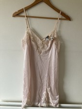 Vintage Y2K NWT Deadstock Pink Babydoll Slip Lingerie Size 6