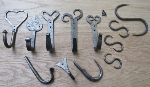 Hand forged wrought iron old - forged,