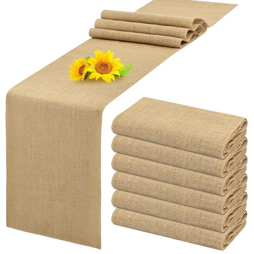 Burlap table runner - burlap,