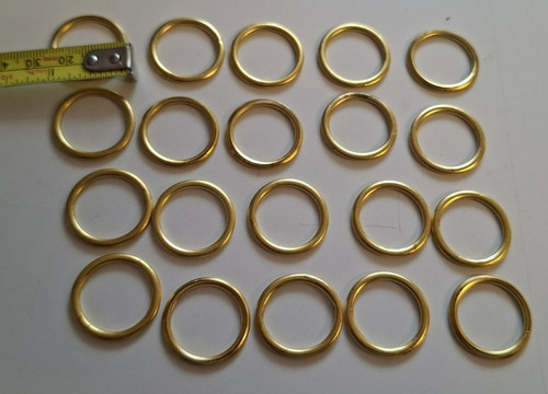 Brass curtain rings 25mm - rings,, 25mm,