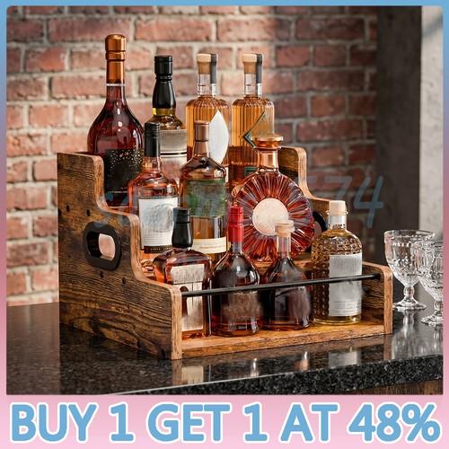 Tier wooden liquor bottle - 3,