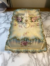 Antique Large Cheese Dish with lid