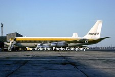 Monarch Airlines Boeing 720-051B G-AZNX at Luton (1977) Photograph