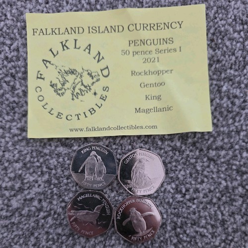 Penguin 50p coin set 2021 - penguin,