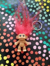 Vintage Red Hair Troll Keyring
