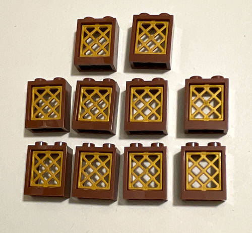 Lego brown window frame - lego,