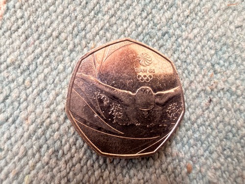 Olympic 50p and sport - 50p,