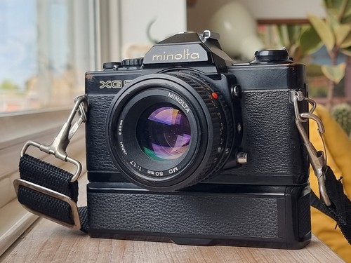 Minolta xg9 35mm film camera - 35mm,
