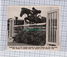 C759) Alison Dawes on The Maverick Nations Cup Horse Jumping - 1971 Cutting