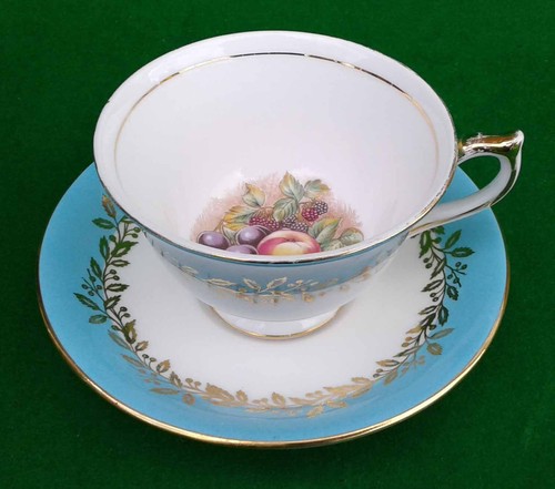 Aynsley autumn fruit tea cup - tea,
