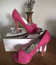 LYDC pink sparkle heel open