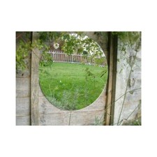 Garden Mirror Acrylic Outdoor Plastic Safety Mirror Circle Round Shape