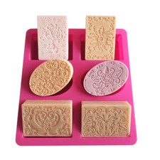 Silicone soap mold forms - mold, 6